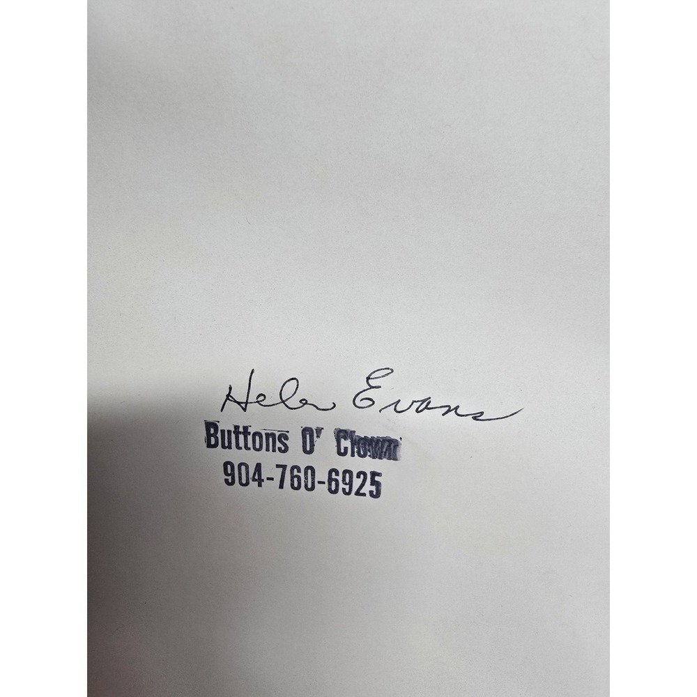 Buttons The CLOWN B&W Photo,  Signed. Originally Hung In The DAYTONA MAGIC‎ SHOP - Picture 6 of 8